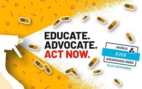 World Antimicrobial Resistance Awareness Week 2024: Educate. Advocate. Act now.