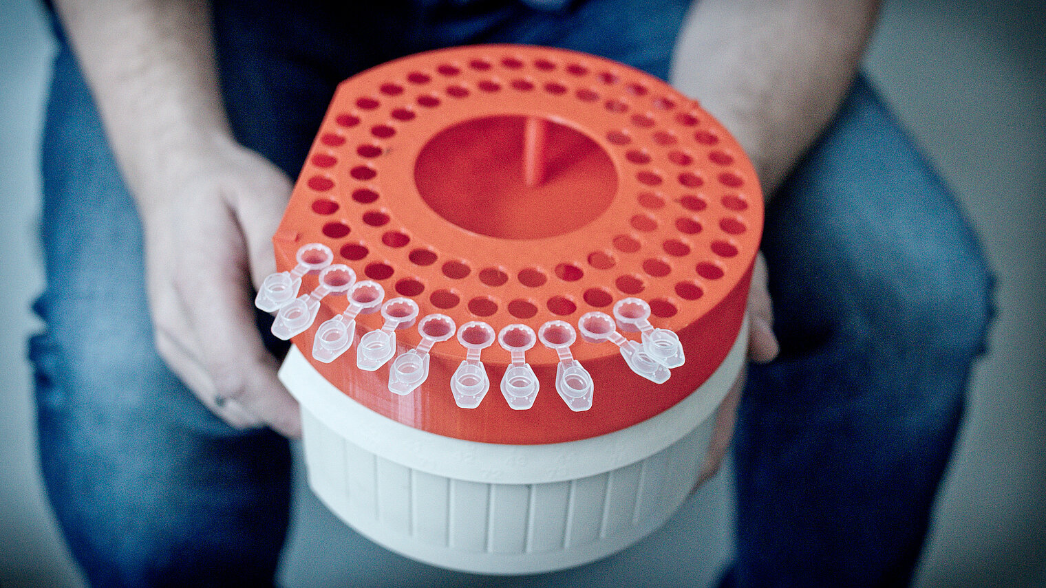 Self-printed fraction collector.