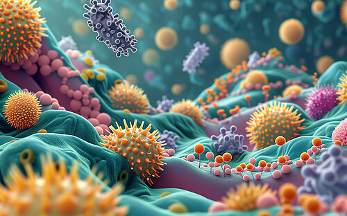 Generiertes Bild zum Mikrobiom