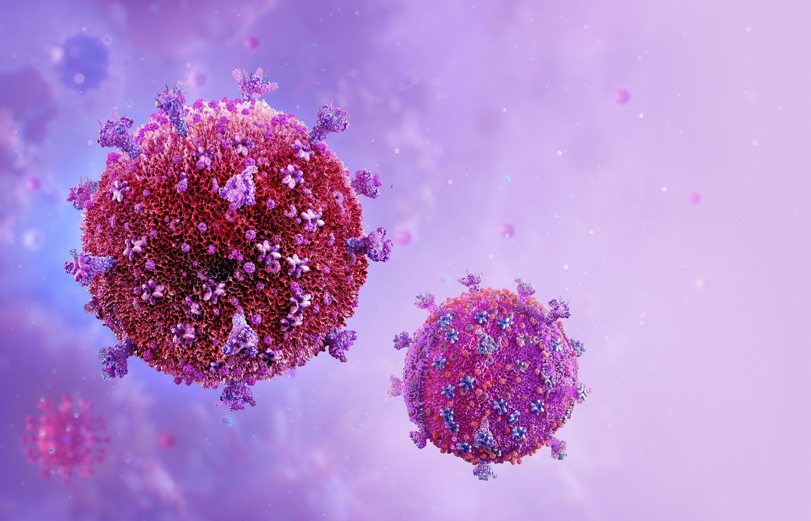 Symbolic image of HI viruses